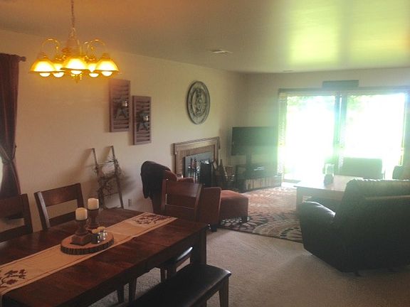 Open concept living room and dining room!
