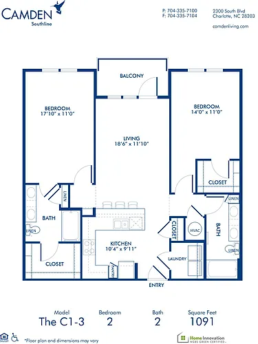 Floor plan C1-3