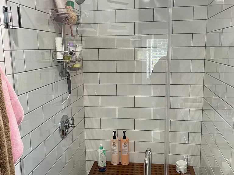 Master shower