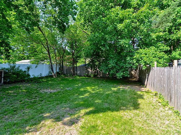 Divided Fenced Backyard