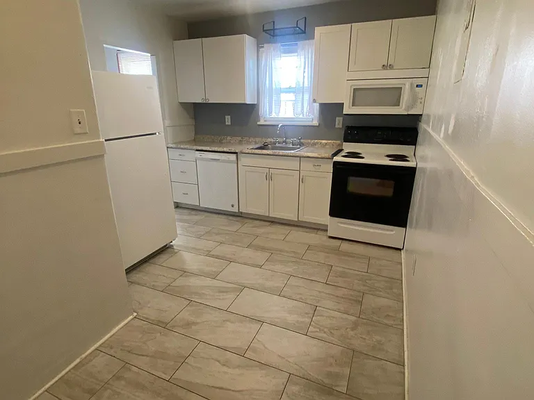 Kitchen view from nook area