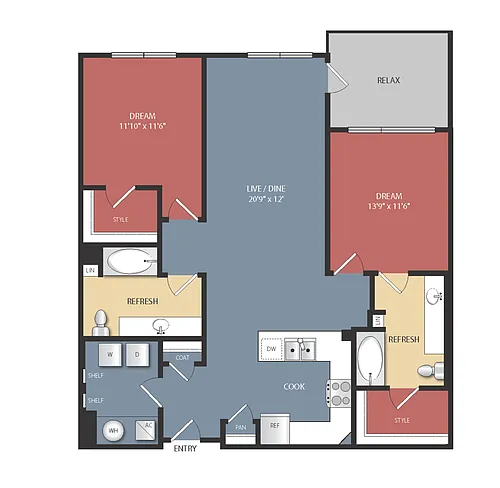 Floor plan B2B
