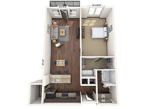 Floor plan Clark Elite