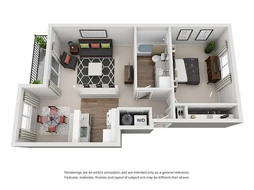 Floor plan 1X1