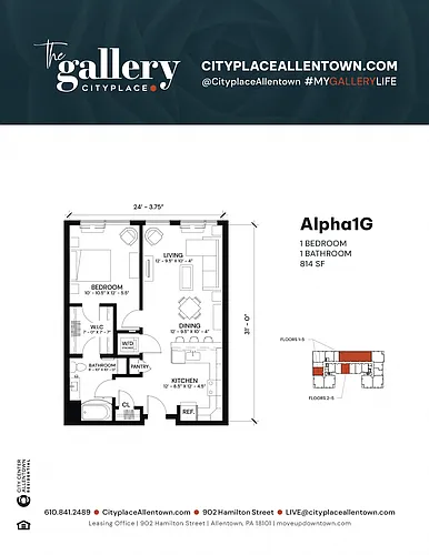 Floor plan Alpha1G