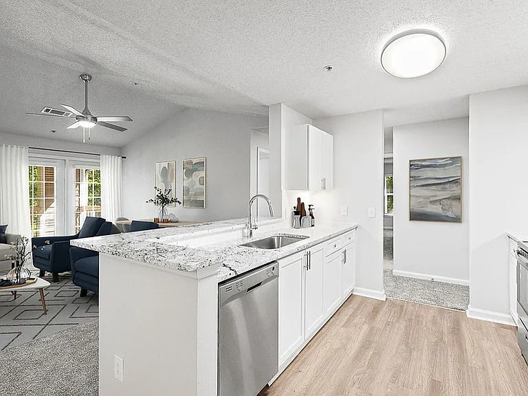 Newly Renovated Apartment Interiors at Retreat at Peachtree City Apartments