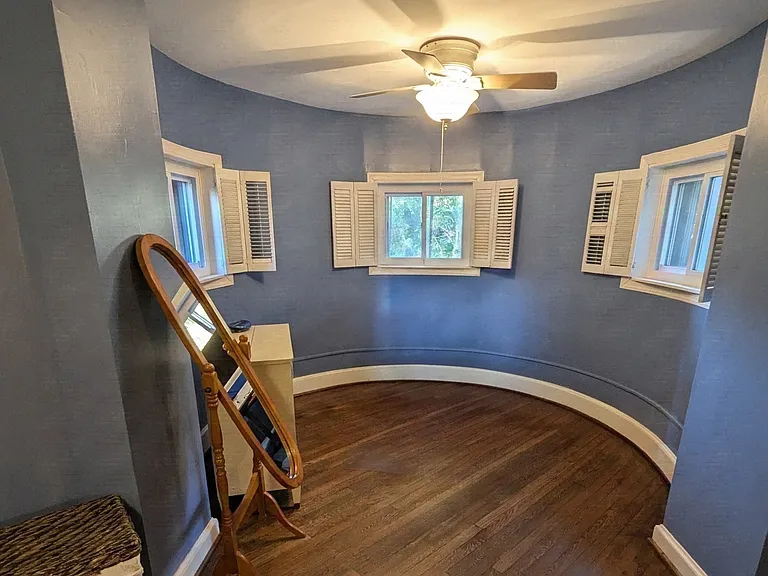 tower space part of bedroom