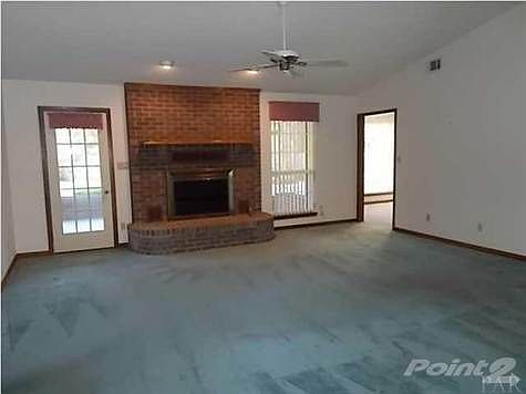 Greatroom with fireplace