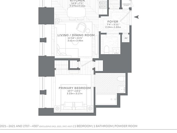 2nd image of 303 Park Ave #2321
