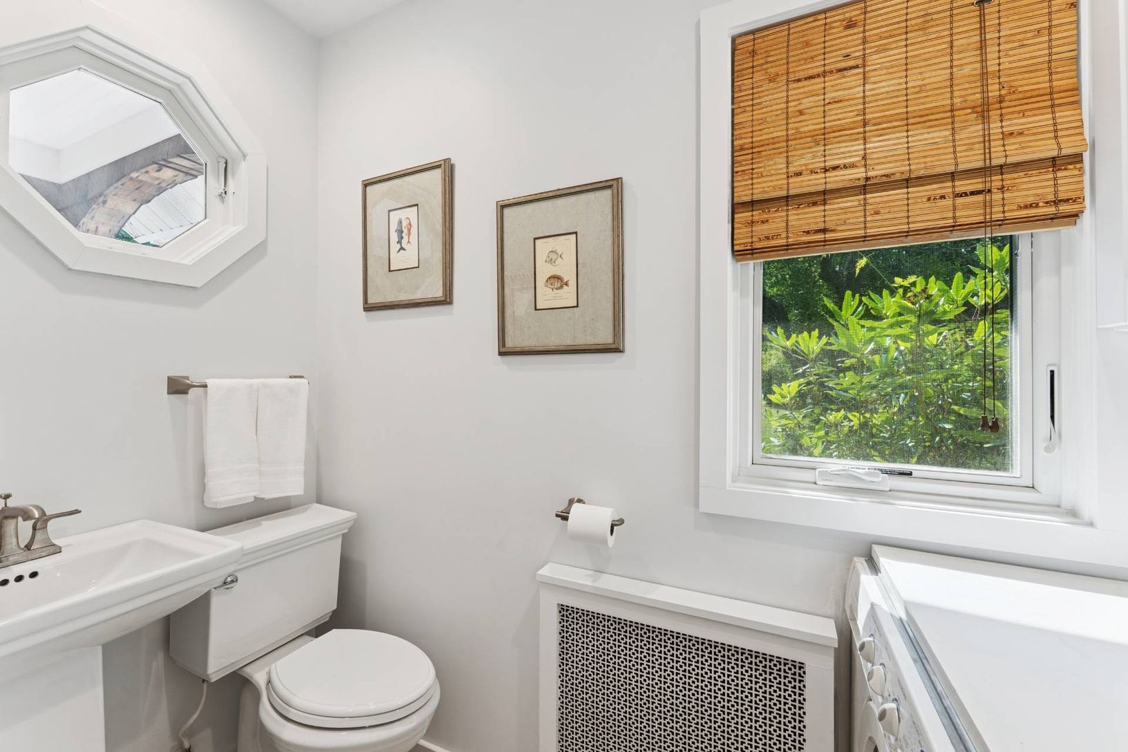 Half bath and Laundry