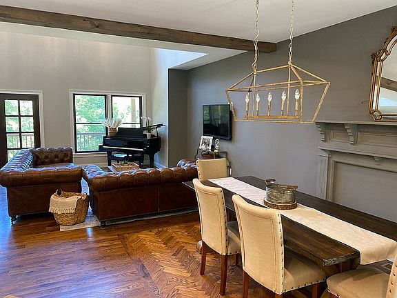 Dining room and living room