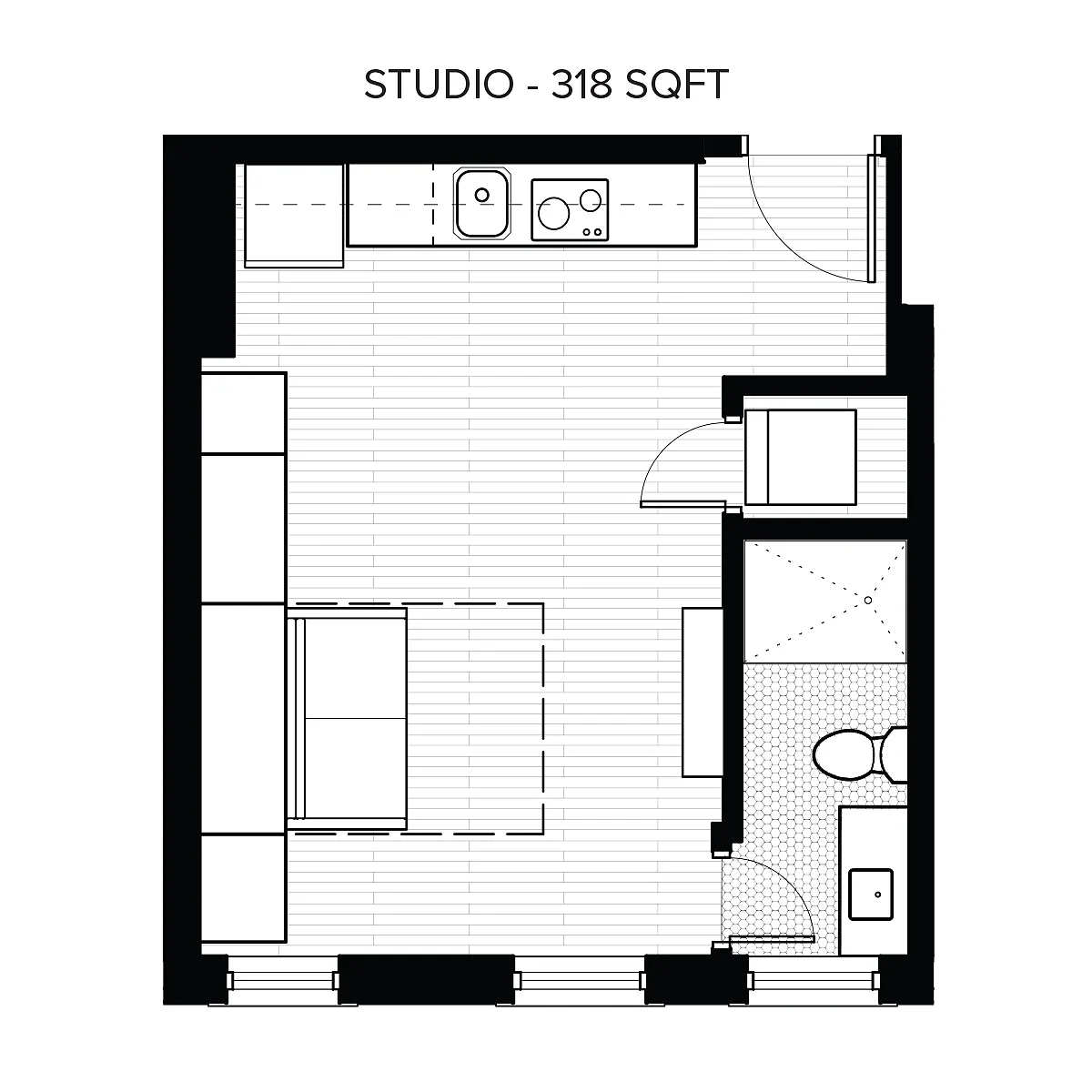 Floor plan Studio