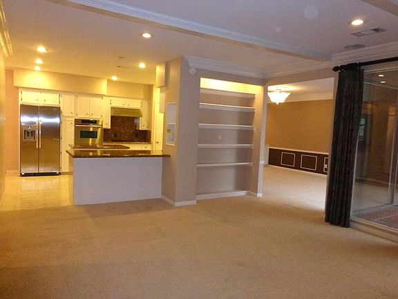 The Kitchen is Open to the Den