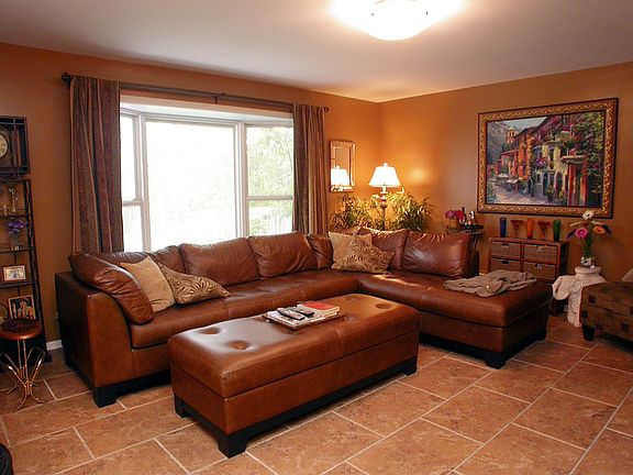 Family Room w Italian Slate Floor