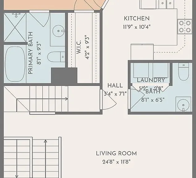 Floor plan of 2nd floor