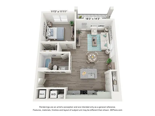 Floor plan A1