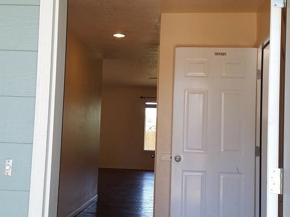 that is the opened door for the garage entrance