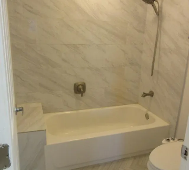 Primary bathroom (1 of 2 bathrooms)