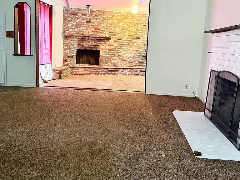 Living and family rooms flow together