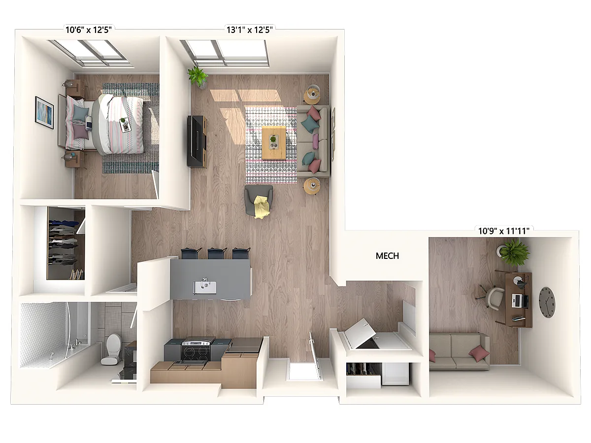 Floor plan W-C1