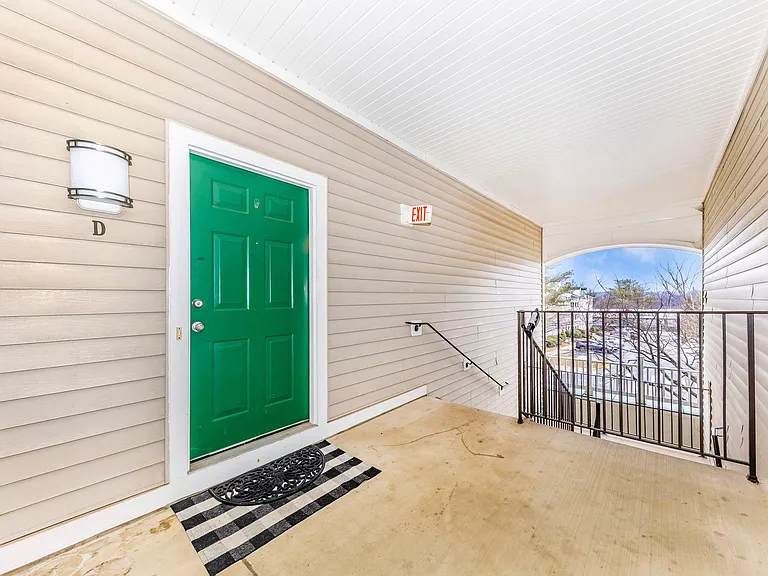 Entrance to the top 3rd floor unit.