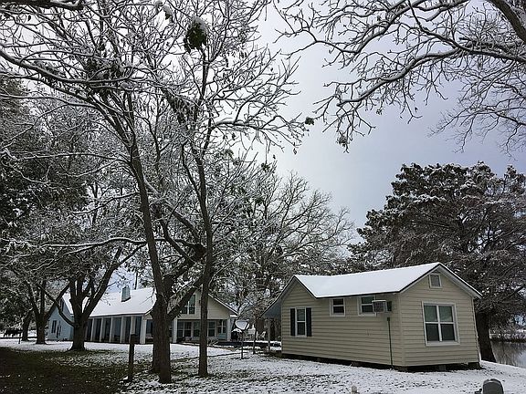 Guest house in the snow