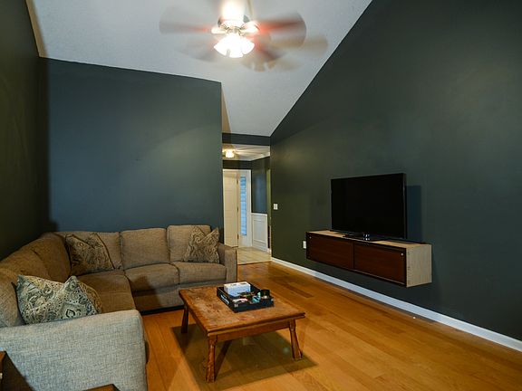 Living room - hickory floors