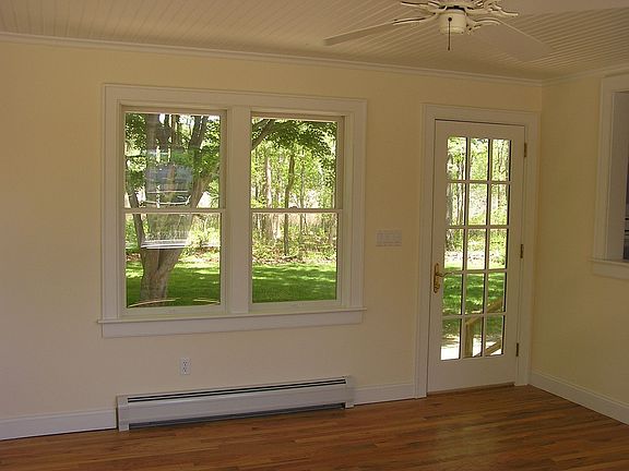 Backyard from sunroom