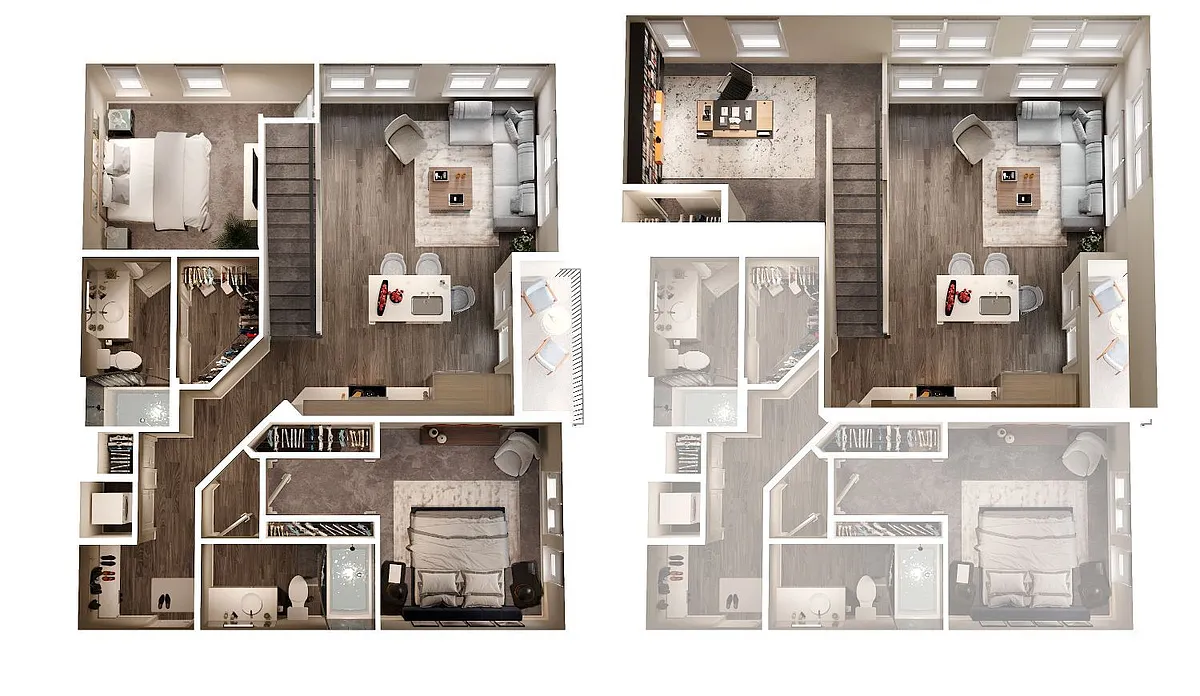 Floor plan B3L