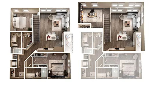 Floor plan B3L