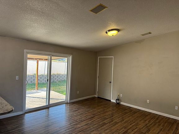 The dining area. Door in photo leads to garage.