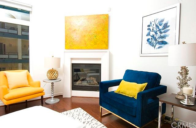 Tall Transom Windows, High Ceilings & Cozy Fireplace