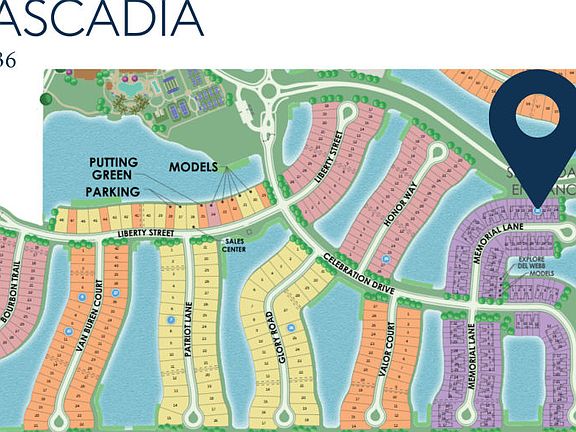Location of this home within Del Webb Naples