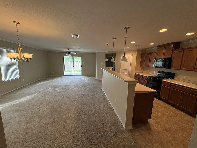 Open living room