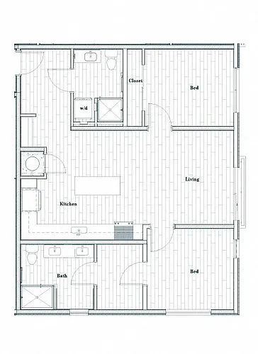 Floor plan E2B