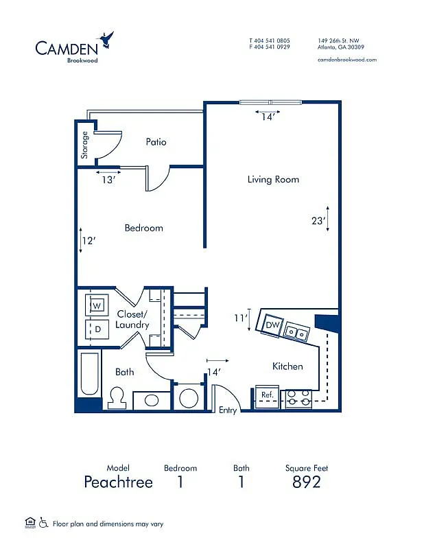 Floor plan Peachtree