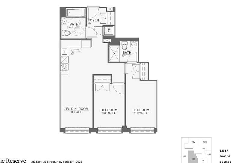 2x2-J - 2 Bed 2 Bath (1) 2x2-J - 2 Bed 2 Bath (1)
