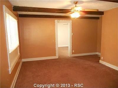 Living Room with Beams