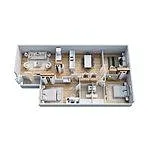 Floor plan 3 Bed | 2 Bath Affordable