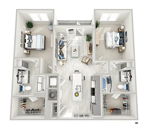 Floor plan B1