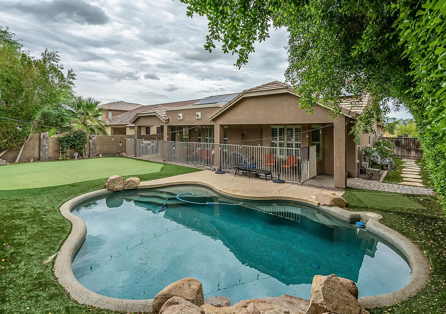 Phoenix Pool Home | 4 Bedrooms, Solar + Backyard Putting Green — Photo 1