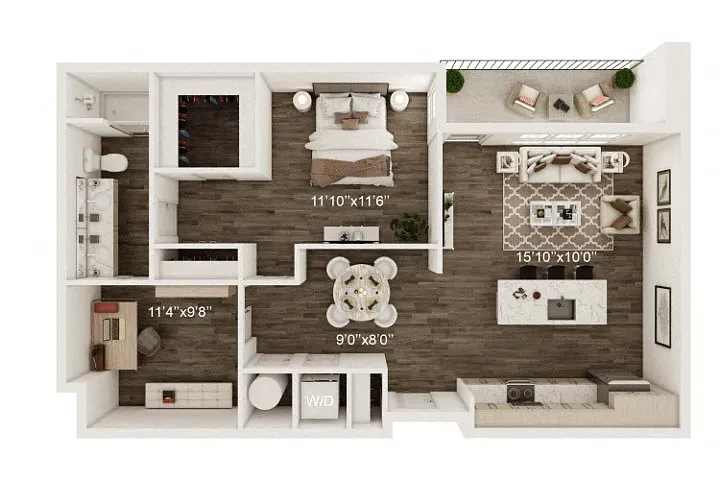 Floor plan A62