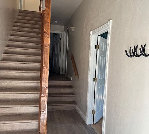 Entrance and stairwell