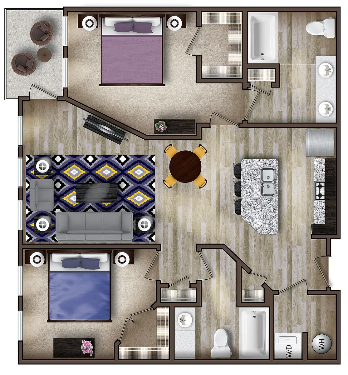 Floor plan Delilah - Retail