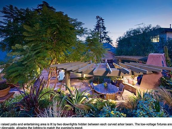 Backyard view from office