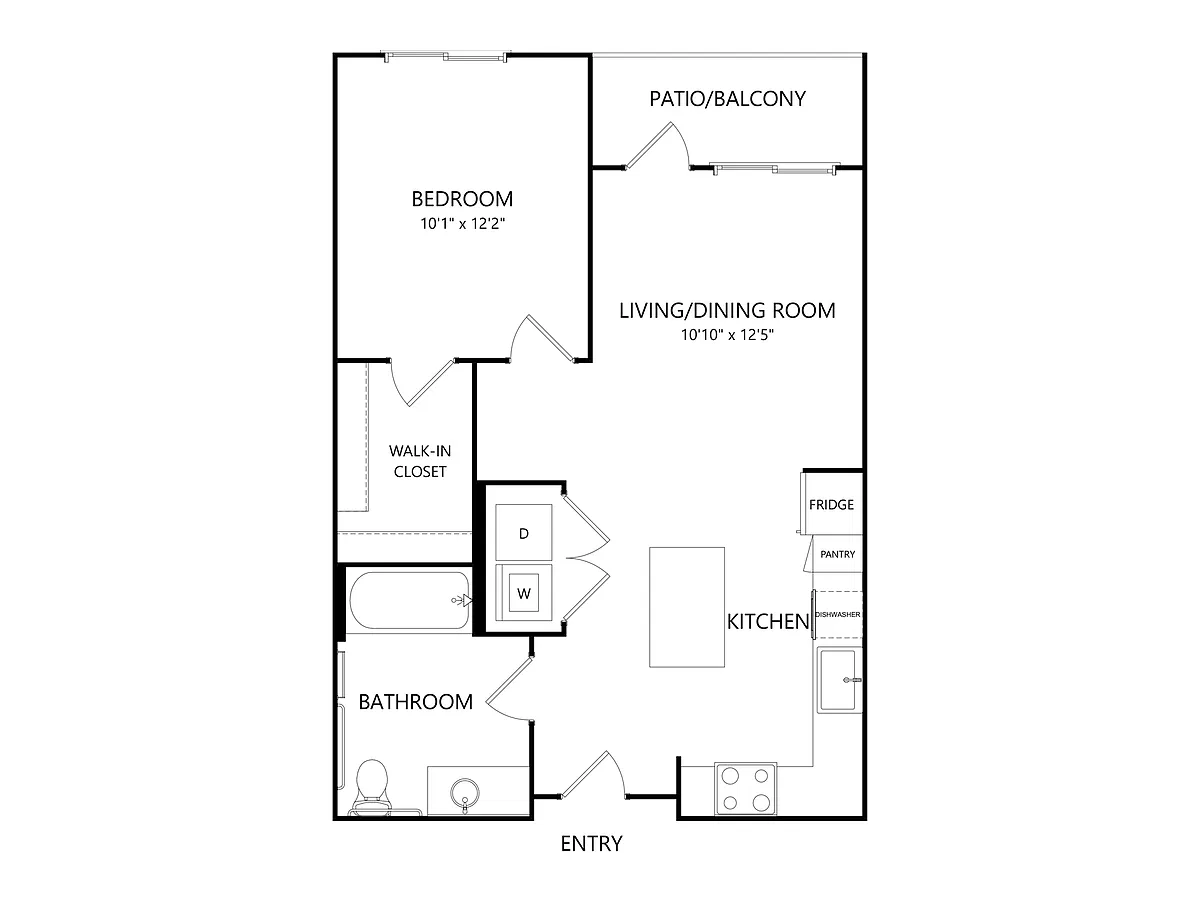 Floor plan A2H - Handicap