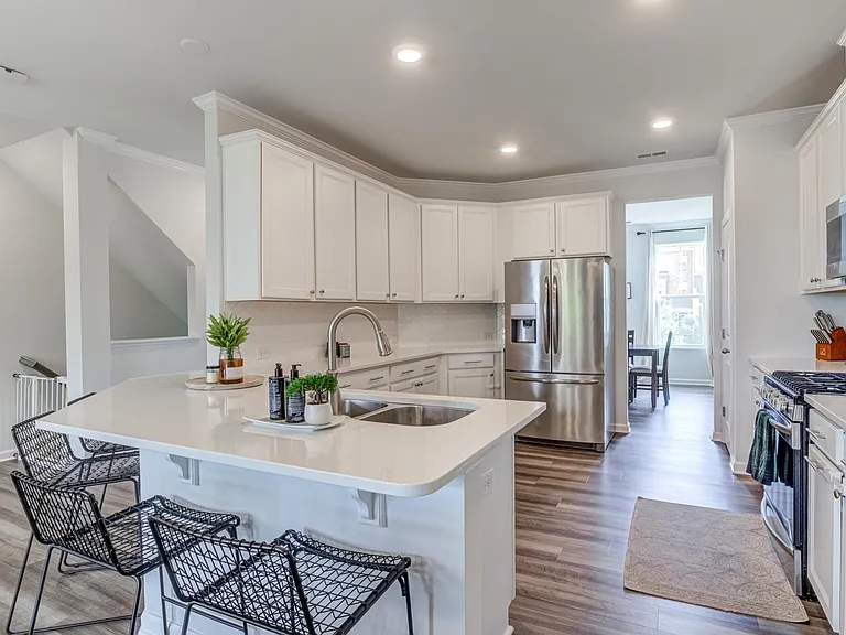 Kitchen with plenty of counter space and ample storage