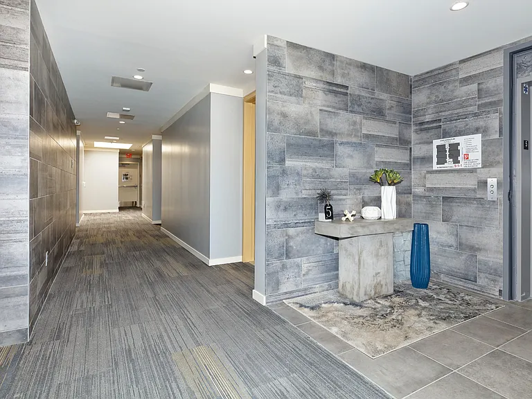Residential floor hallway