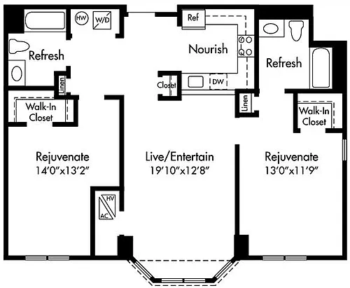 Floor plan D2