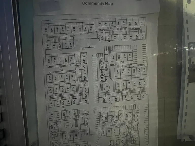Map of condo area.